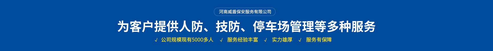 河南威盾保安服务有限公司安阳保安分公司